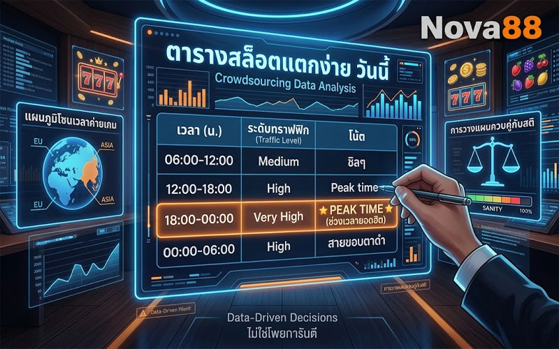 ตารางสล็อตแตกง่าย วันนี้